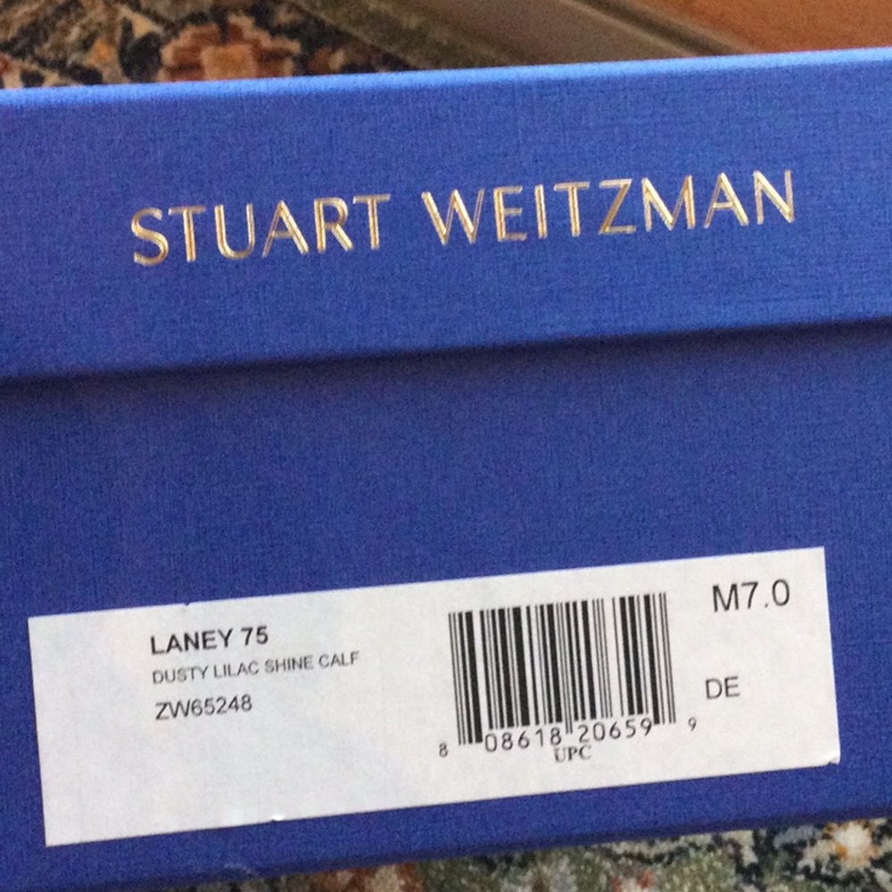 NEW! Stuart Weitzman Women's Purple Heels - Picture 2 of 6